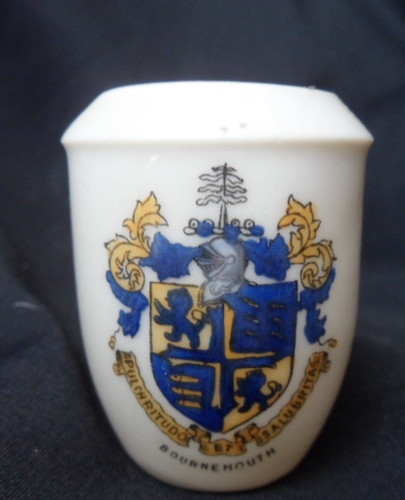Carlton crested china vase - crested,