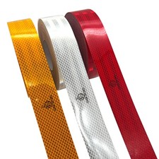 Reflective Tape ECE 104 Conspicuity Vinyl Self-adhesive for Truck, Lorry, Van
