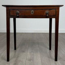 Antique 18th Century Fine Quality Small Oak Writing Table ( REF AF-3946 )