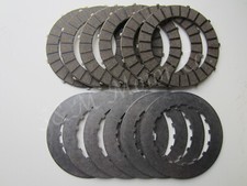 BSA A50 A65 A7 A10 TRIUMPH T120 TR6 T140 TR7 FRICTION STEEL CLUTCH PLATE KIT