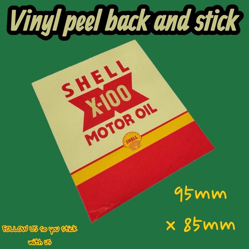 Shell 100 motor oil vintage - ,