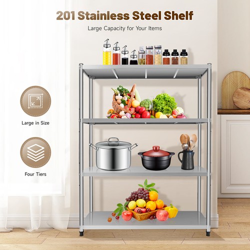 Tier stainless steel shelf - 4,