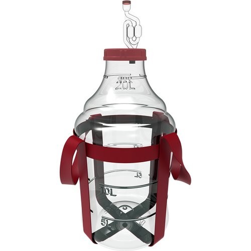 Plastic demijohn with - 20, l