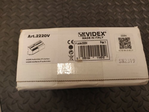 Videx art 2220v concierge - ip,