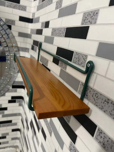 Wall shelf with painted - shelf,