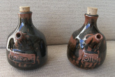 THE FRIARS AYLESFORD ENGLAND STUDIO POTTERY OIL & VINEGAR CONTAINERS DAVID LEACH