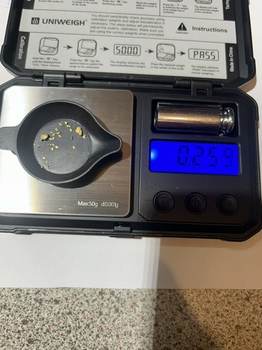 Bag gold rich paydirt - lb,