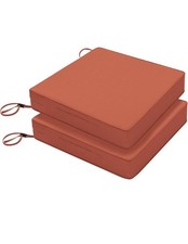 Favoyard Patio Chair Cushions 24 x 24 x 4 Inch Waterproof Outdoor Seat Cushions