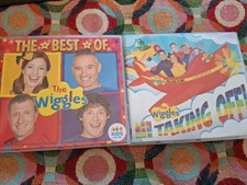 2 X The Wiggles CD ALBUMS - THE BEST OF & TAKING OFF!