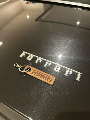 Ferrari style leather keyring - style,