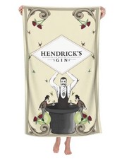 New Hendricks Victorian 19th Century Gin Towel Shower&Bath -Official Merchandise