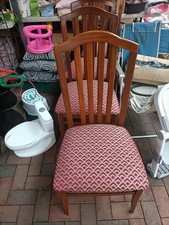  Set 4 Retro mahogany .Dining