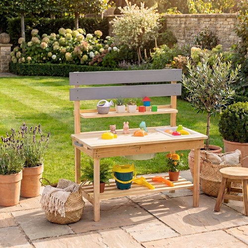Outdoor mud kitchen wooden - outdoor,
