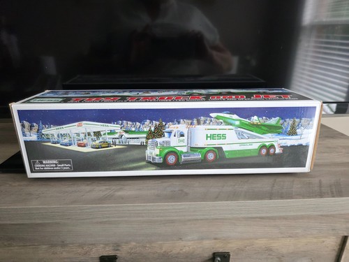 2010 hess toy truck and - truck, jet