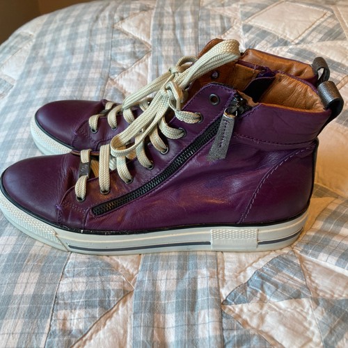 Moda pelle purple boots - boots, 40