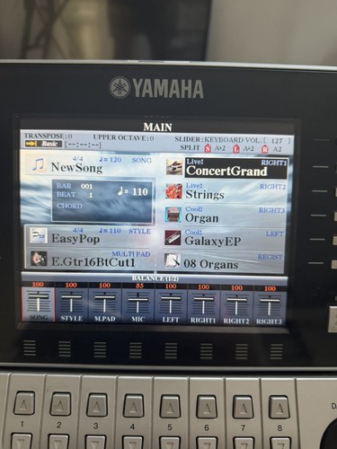 Yamaha tyros keyboard - yamaha,