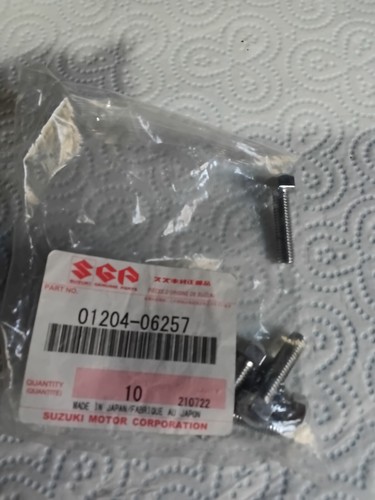 10x suzuki bolts 01204 - 10x, 01204-06257