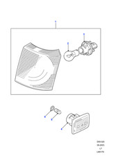 Land Rover Genuine Lamp Front