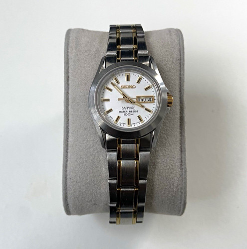 Seiko sapphire ladies quartz - ladies,