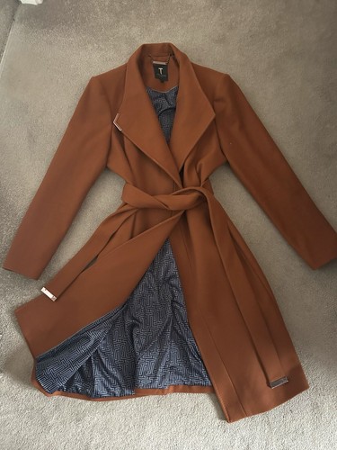 Ted baker coat wool blend - baker,