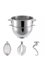 HOBART mixer accessories- dough hook, paddle, whisk, bowl  20 30 40 60 80 140 qt