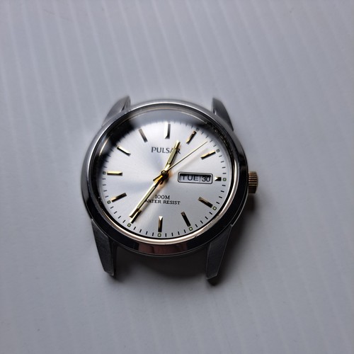 Pulsar silver dial gold - pulsar,