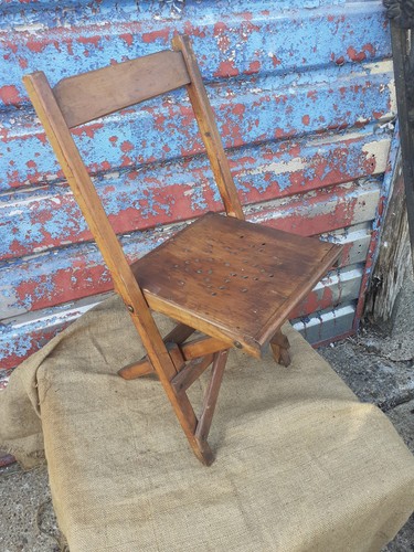Antique folding childs - childs, church