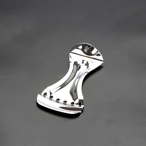 Silver metal tailpiece bridge - metal,