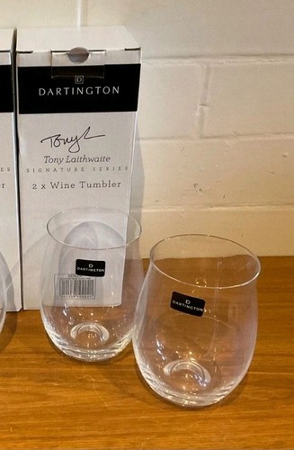 Dartington crystal stemless - 2x,