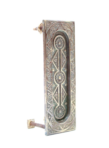 Brass letter box victorian - box,