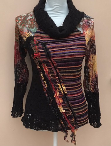 Pause cafe top size black - top, 38