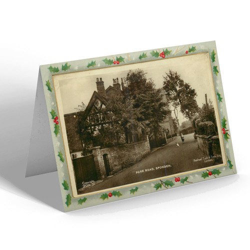 Xmas notelet vintage - xmas,