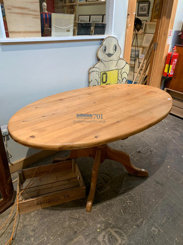 Oval pine tilt - , top