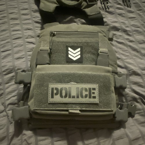 Grey tactical vest - grey, pouches