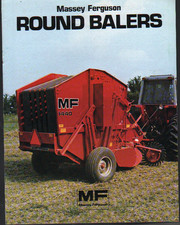 Massey Ferguson 1565, 1550, 1455, 1440 Big Round Balers Brochure Leaflet