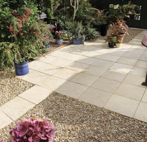Bradstone edale cream patio - edale,
