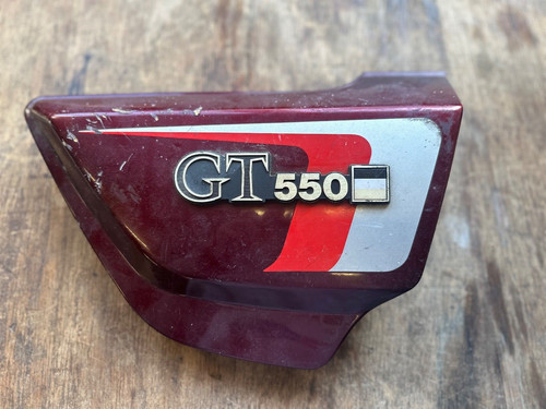Kawasaki gt550 side cover - kawasaki,