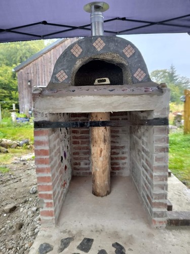 Wood fired pizza oven - ,