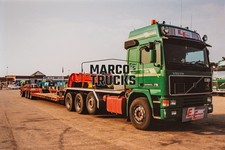 Truck photo Volvo F16 Heavy-duty transporter Sweden green E.A. Express Nor #a5vl