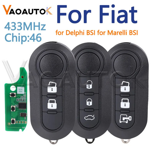 Remote car key for fiat - car,
