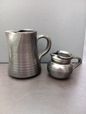 Set Of 2 Vintage Prinknash Pottery Jugs Made In England