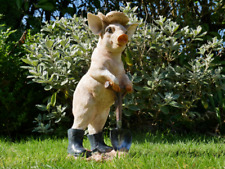 Pig Garden Ornament Statue Indoor/ Outdoor Pig With Spade