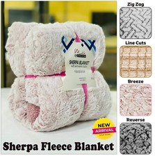 Fluffy Sherpa Flannel Fleece