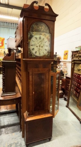 Scottish mahogany longcase - scottish,