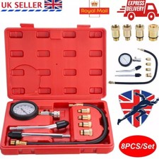 Petrol Engine Cylinder Pressure Tester for Car Compression Test Gauge Kit Set