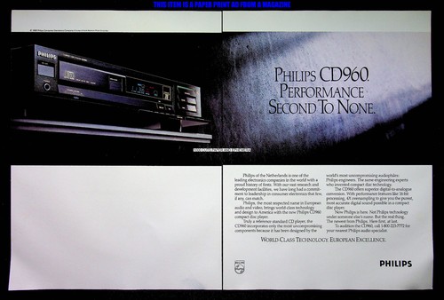 Philips cd960 player 1988 - player,