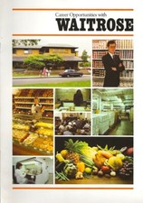 Career Opportunities with Waitrose - information booklet - September 1984