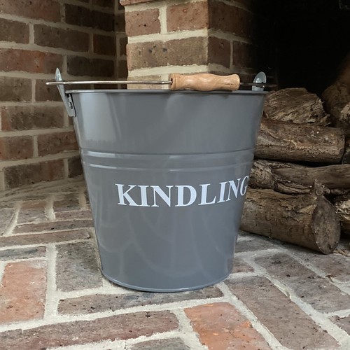 Kindling bucket fireside - bucket,