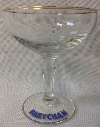 Vintage 1950 babycham glass - vintage,