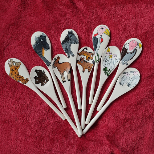 The ugly five hand painted - five,